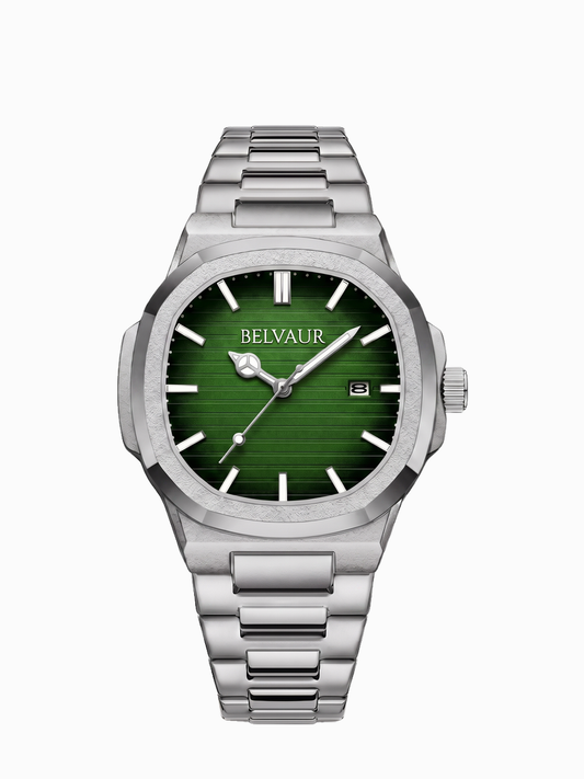 Belvaur Émeraude watch — front view