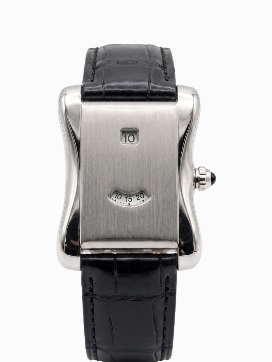 Belvaur Guichet Noir watch — front view