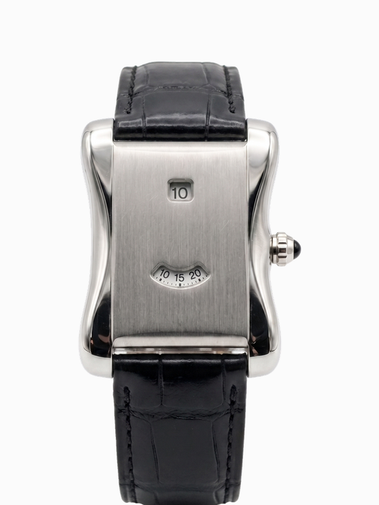 Belvaur Guichet Noir watch — front view